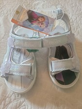 Disney Frozen Sandals With Lights Toddler Size 9 New Never Worn