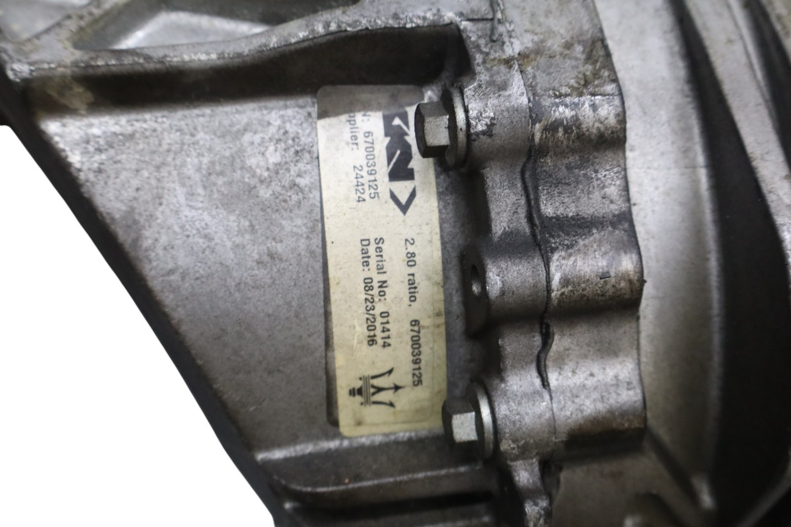 14-24 Maserati Quattroporte Rear Differential Carrier Assembly 670039125 Oem