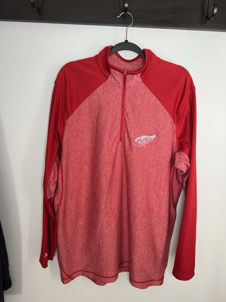 Detroit Red Wings Antigua XL Quarter Zip Pullover - Image 4 of 4