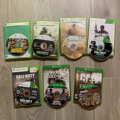 Call of Duty Modern Warfare 7 Game Lot Xbox 360 One COD4 MW Black Ops Tested