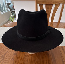 Chapeau western feutre noir Goorin Bros taille L fabriqué en Amérique