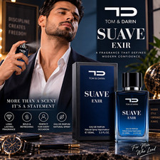 Tom & Darin Suave Exir Eau de Parfum Spray 3.3 fl oz Bold Long Lasting