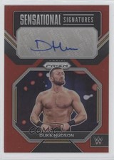 2023 Panini Prizm WWE Sensational Signatures Red 57/99 Duke Hudson Auto 0r98