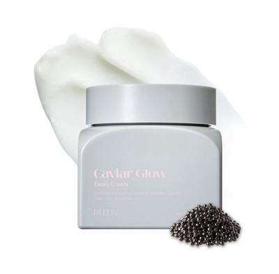 Delere Caviar Glow Dewy Cream/Hydrating Caviar Collagen Cream,Hydration 1.69oz