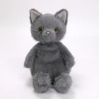 Fluffy Cat Plush Toy 25cm Sun Arrow Belly fur Series Japan