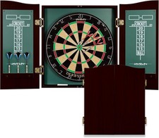 EastPoint Sports Official Size Dart Board Cabinet Set- Easy-Assembly Complete