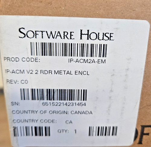 Software House IP-ACM2A-EM 2-reader Ethernet Door Module Housed