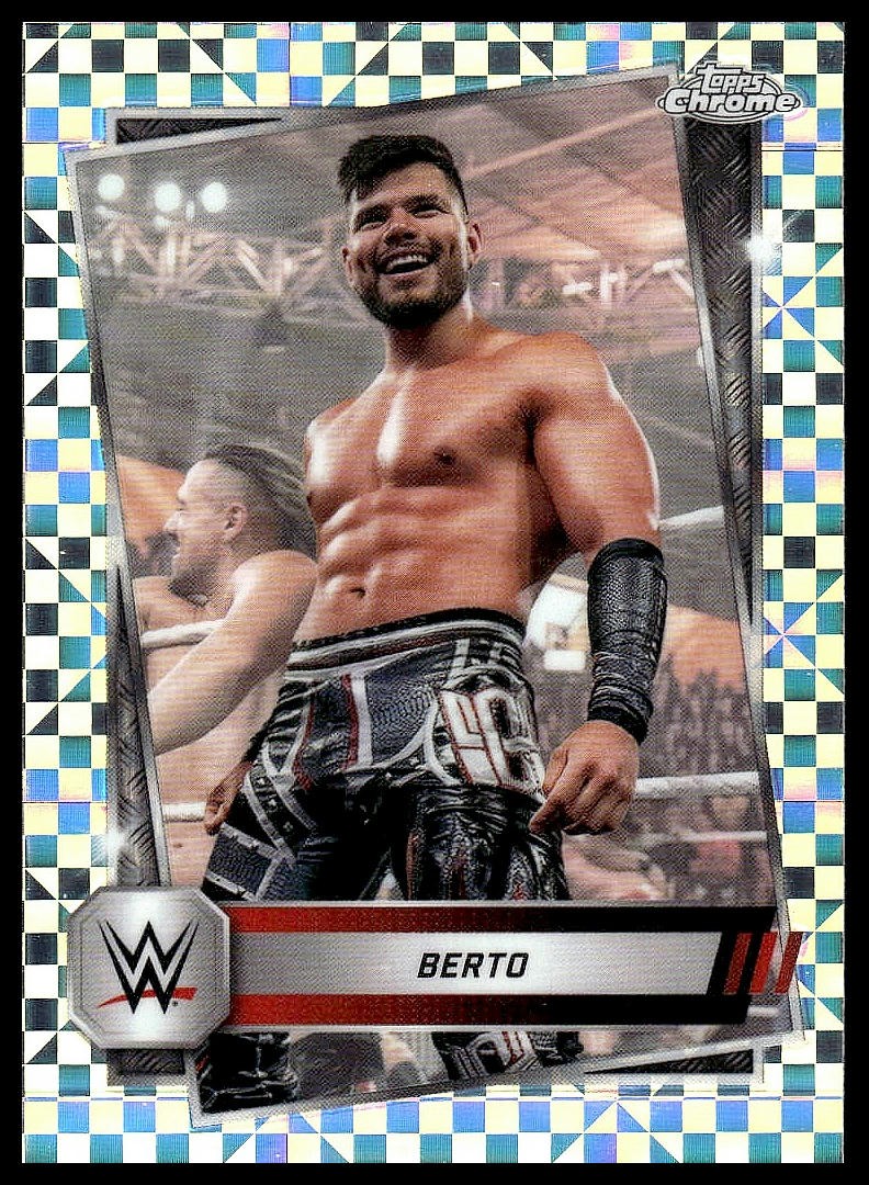 2025 Topps Chrome WWE #147 Berto X-Fractor