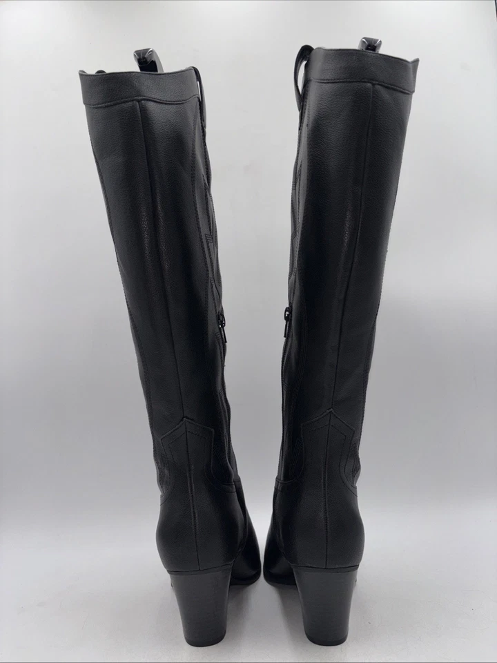 Mix No. Bota de Vaquero 6 Leeah en Cuero Negro Para Mujer Talla 9.5 W Foto 4 de 4