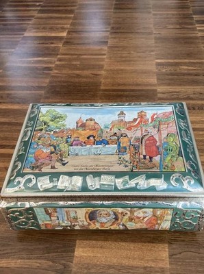 Alte Lebkuchen Truhe Kiste E Otto Schmidt Nürnberg Meistersinger Nürnberger Burg
