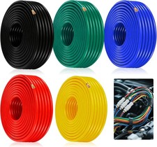 KFZ Kabel 2,5 mm² 5m Set Kupfer Kabel Leitung Auto Kabel Litze 5 Farben