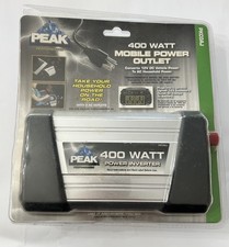 New PEAK 400 Watt Power Inverter Mobile Power Outlet Converts 12V DC to AC
