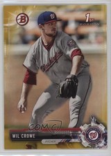 2017 Bowman Draft Gold 7/50 Wil Crowe #BD-165 y0i