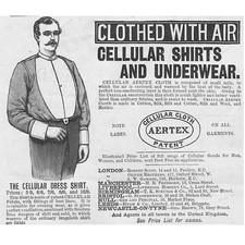 Cellular Shirts & Underwear Victorian Advertisement 1894