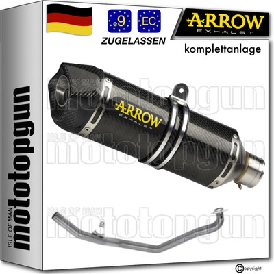 komplettanlage open carbon c tech arrow fur kawasaki ninja 650 2017 17 2018 18