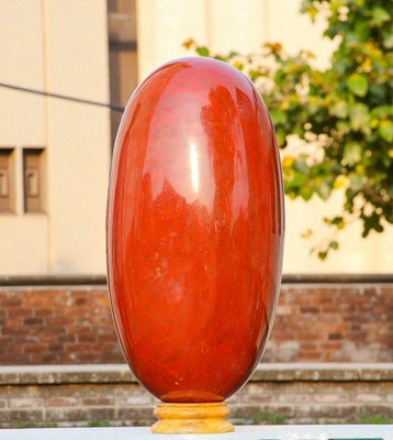 430MM Red Jasper Meditation Healing Chakra Power Spirit Energy Stone Lingam