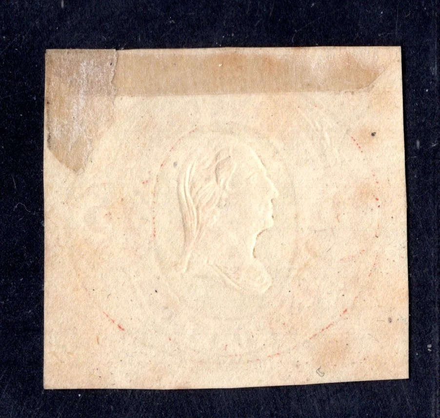 US 1861 WASHINGTON 12¢ SCOTT #U42 SOME TONING F-VF - Image 2 of 2