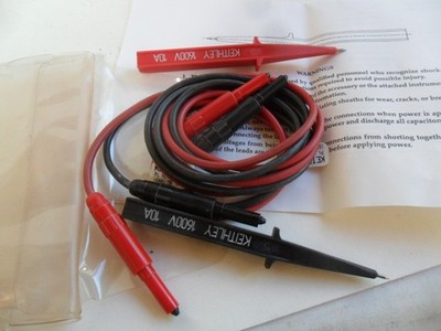 Super Clean LN Keithley Model 8605 High Performance Test Lead Set