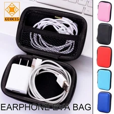 Waterproof Carrying Hard Case Box Headset Earphone Earbud Storage Pouch Bag