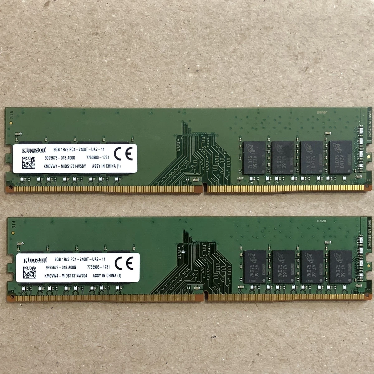 Las mejores ofertas en Kingston PC4-19200 (DDR4-2400) Memoria