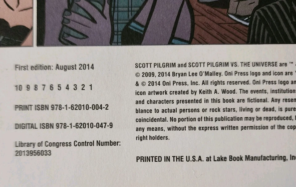 Scott Pilgrim Vol. 5 Color Edition, 2014, Oni Press HC Bryan Lee O’Malley (USA) - Image 4 of 4