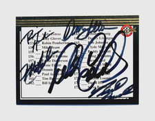 Dale Earnhardt, Allison, Bonnett, Gordon & Hendrick NASCAR Autographed Signed
