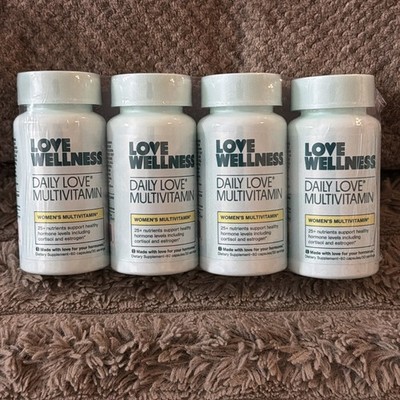 (4) Love Wellness Daily Love Multivitamin 120 Days of Supply - 03/2027