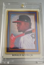 2022 Topps Gallery - Portrait Gallery Ronald Acuña Jr. #PG-16 Blue /99