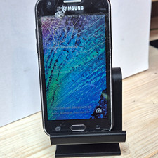 Samsung J1 Smartphone 4GB Schwarz Slate Display/Glas beschädigt