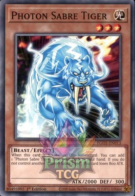 1st Ed Photon Sabre Tiger EGO1-EN013 Yugioh