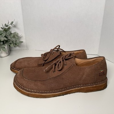 Vintage Bob Marley Brand Low Top Leather Moc Toe Embroidered Lace Up Shoes US 13