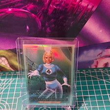 2024 Upper Deck Marvel Masterpieces '92 Platinum Invisible Woman Rainbow #39