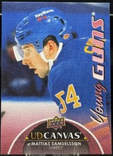 Mattias Samuelsson 21-22 UD Series 2 Hockey Young Guns Canvas C214 - Buffalo RC!