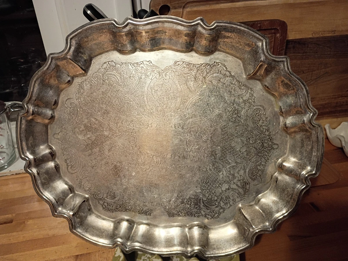 25+ Leonard Silver In Antique Us Silver-Plated Platters & Trays