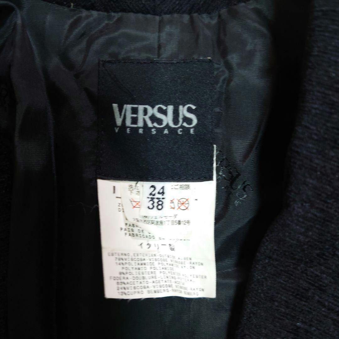 Versace Black Skirt Suit Set M Size 38 Italian Quality Soft Fabric thumbnail 5