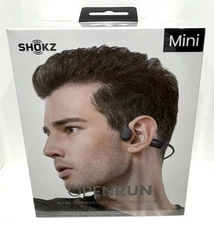 Shokz OpenRun Mini Bone Conduction Sport Headphones (Black) (80623) (NISB)