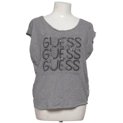 Guess, T-shirt, Größe: 42, Grau, Baumwolle/Modal, Print, Damen #dJB