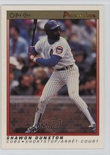 1991 O-Pee-Chee Premier Blank Back Shawon Dunston #37 1h0p