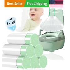 100 Pack Portable Universal Potty Chair Liners 42 X 24 Cm for Kids Adults Pets