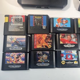 Sega Genesis Model 2 Console Bundle with Controller & 14 Games - MK-1631 Working