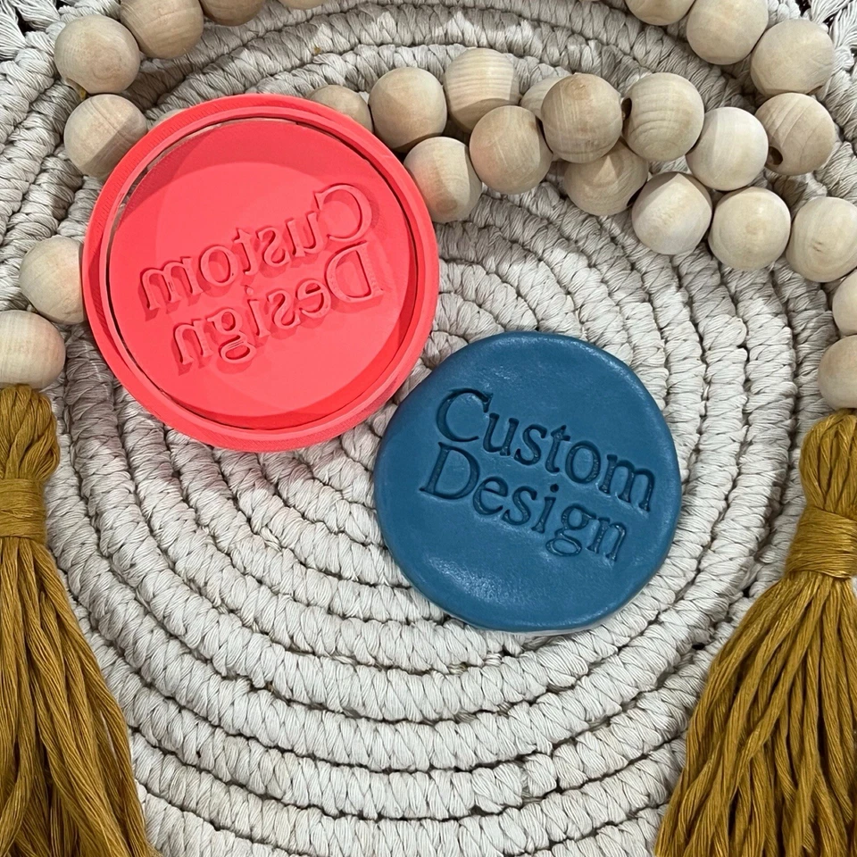 Custom Design Cookie Cutter And Fondant Stamp Embosser Any Occasion Celebration - image 2 of 3