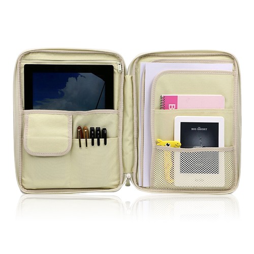 Zippered Portfolio Business Folder Padfolio A4 Writing Pad Document Organizer - Picture 8 of 18