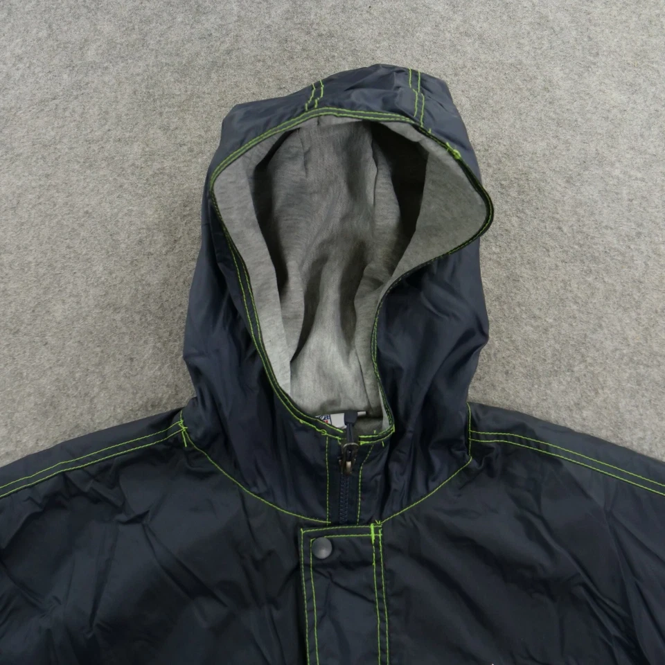 西雅图海鹰队夹克男式大号蓝色NFL球队服装连帽拉链衬里 — 第 3/4 张图片