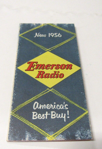 Emerson Radio New 1956 Sales Brochure