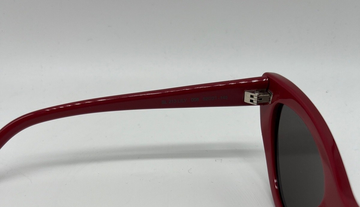 Yves Saint Laurent New Wave SL213 Lily Tiger red black 