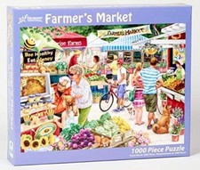Vermont Christmas Co. Farmers Market 1000 Piece Puzzle 26 5/8