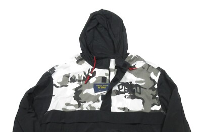 Polo Ralph Lauren Men's Black/White Camo 1/2 Zip Pullover