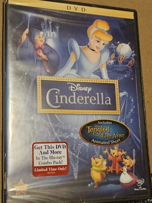 Cinderella (DVD, 2012) Disney Includes Tangled Ever After Short Brand New