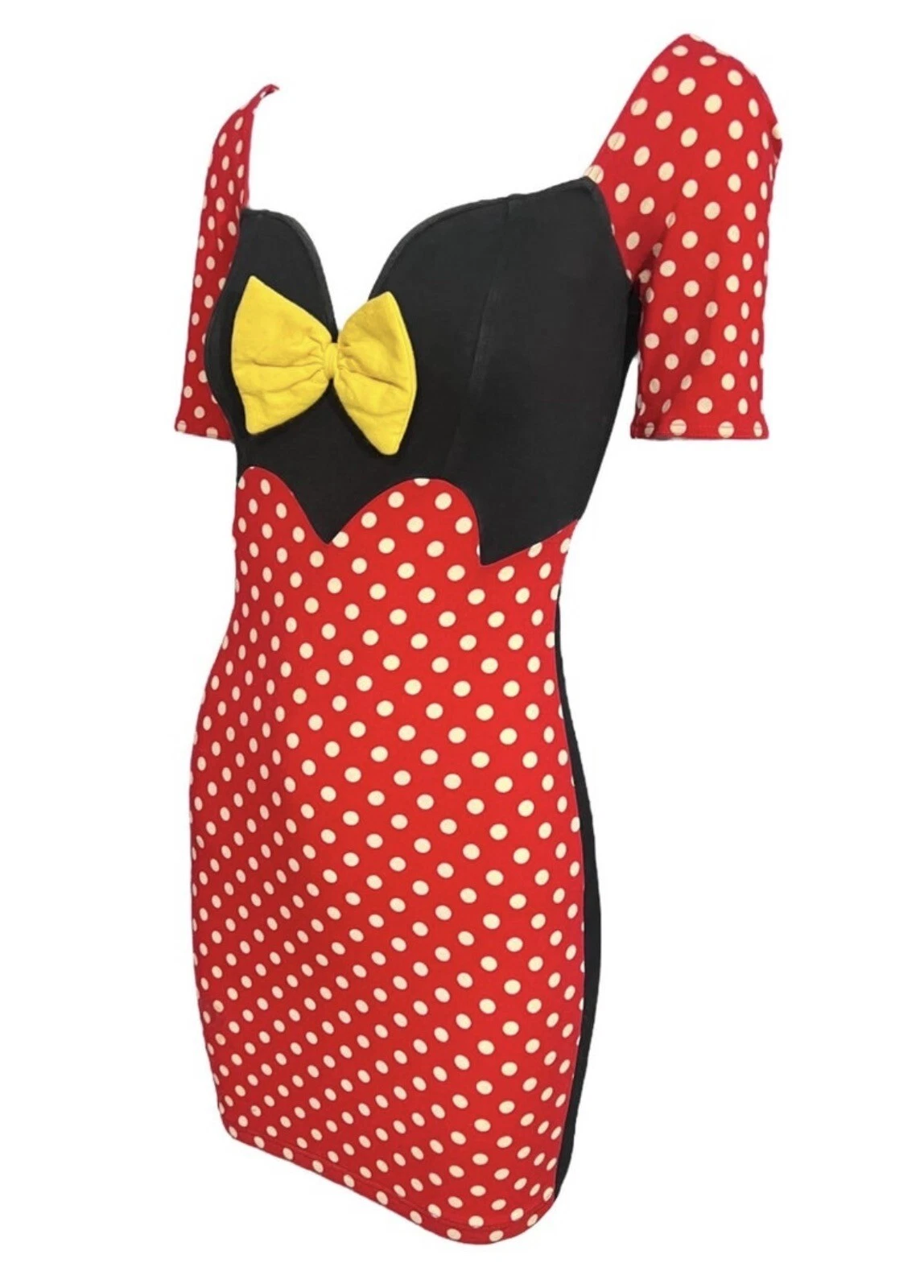 Mini abito vintage in maglia Minnie Mo Moschino Mare anni 80