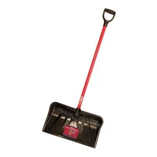 Bully Tools 22 in. Combination Snow Shovel with Fiberglass D-Grip Handle